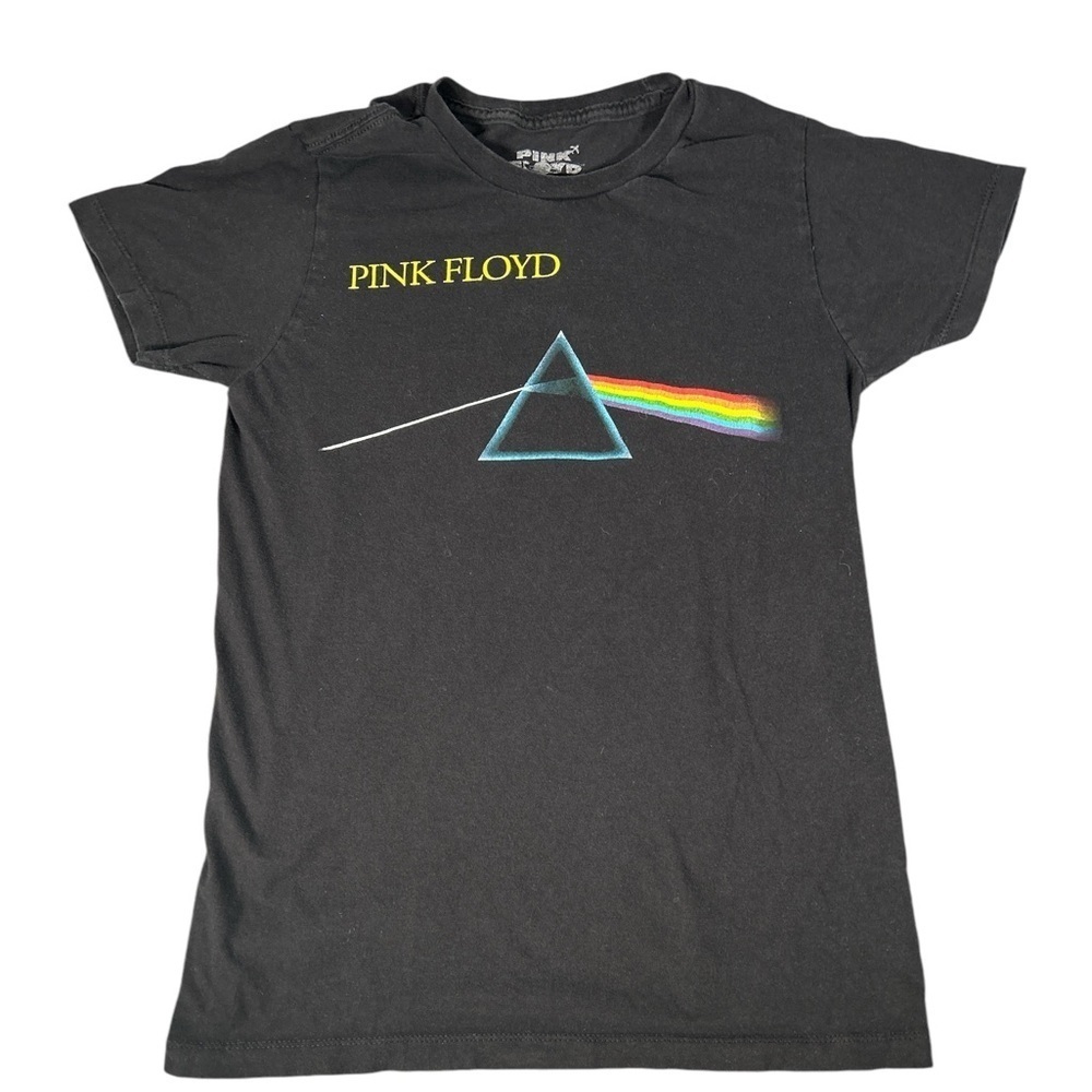 Pink Floyd T-shirt Dark Side Of The Moon Dbl Sided  Prism Rainbow Unisex Sz Sm